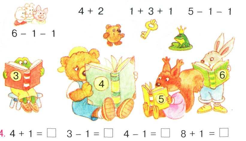 Про що читає кожен із звірят?