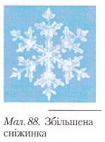 Збільшена сніжинка