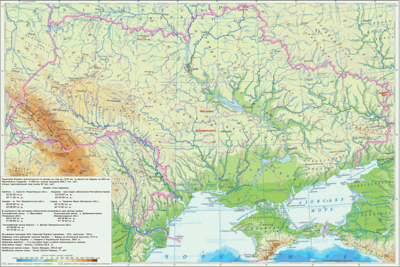 Крайні точки України