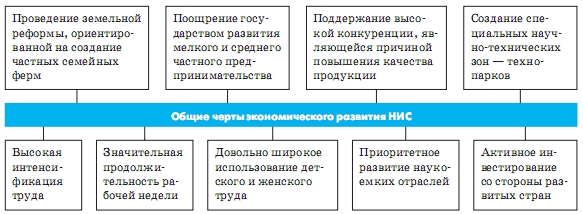 Основні риси економічного розвитку НІС