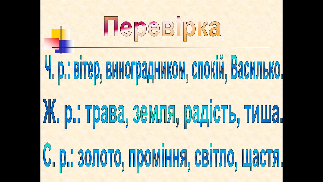 загальне уявлення про частини мови