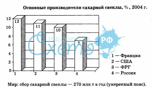 Основні виробники цукрового буряку