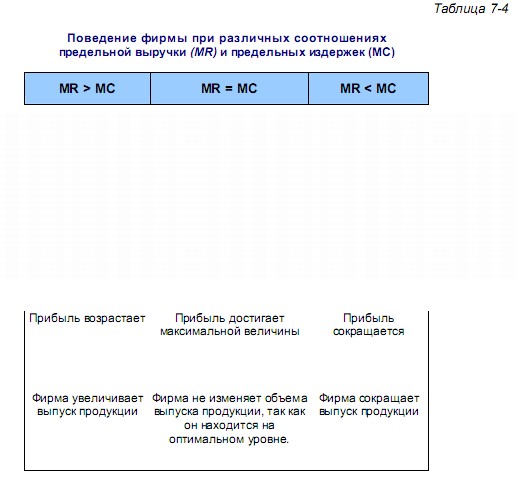 Поведение фирмы