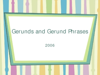 gerunds