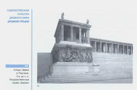 Алтарь Зевса в Пергаме. II в. до н. э. Государственные музеи. Берлин